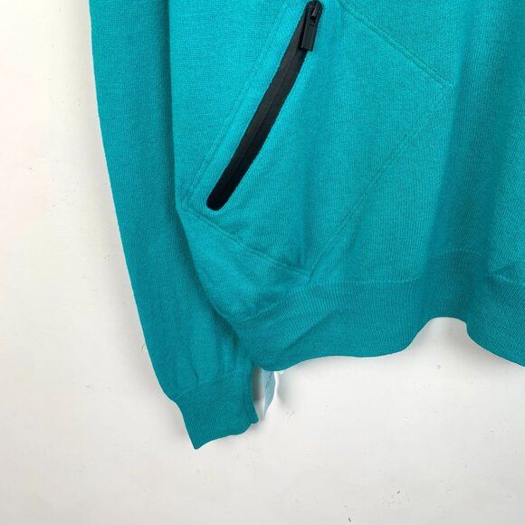 Hermes Blue Wool-Cashmere Round-Neck Knitted Sweater M - Picture 4 of 6